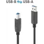 Cabo USB 3.2 USB-A USB-B de alta qualidade PureLink IS2301-020 - Cabo - Digital/Dados (IS2301-020)