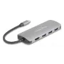 Hub USB-C DELOCK 64323 — anfitrião USB 3.2 Gen 2 Type-C, HDMI + 2× USB-A + 2× USB-C, 10 Gbit/s, cinzento
