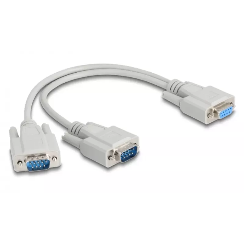 Cabo serial DeLOCK 67160 bege 0,3 m DB-9