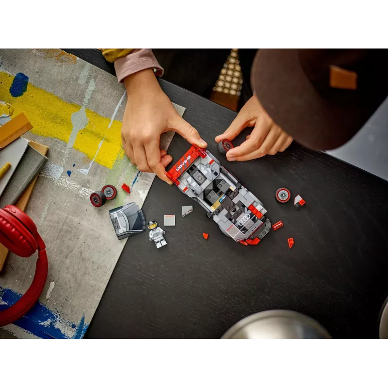 Lego Speed Champions 76921 Audi S1 E-Tron Quattro conjunto de construção de carro de corrida