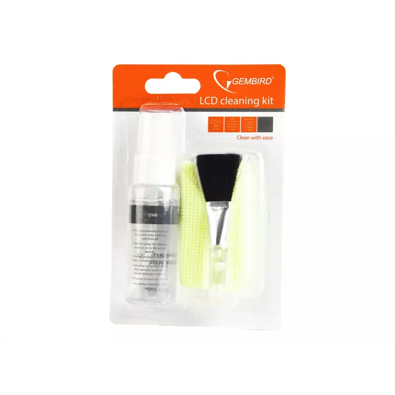 Kit de limpeza de dispositivos Gembird CK-LCD-04