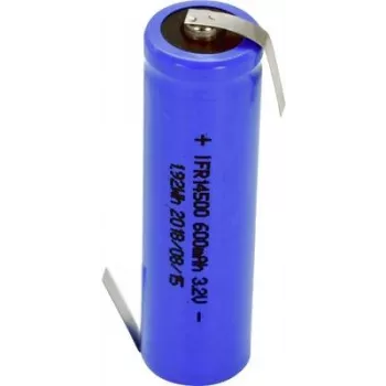 Bateria especial Beltrona FR14500HBG 14500 com terminal de solda Z LiFePO4 3,2 V 600 mAh (EIZIFR14500HBG)