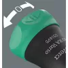 Wera 80 RA Vario 05051495001 cabo de chave de fendas com roquete, 113,5 mm, preto/verde
