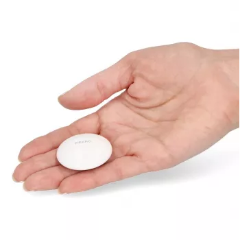 Sensor de temperatura Fibaro FGBRS-001 autónomo sem fios — interior, 2400 MHz, CR2032, precisão ±0,5°C