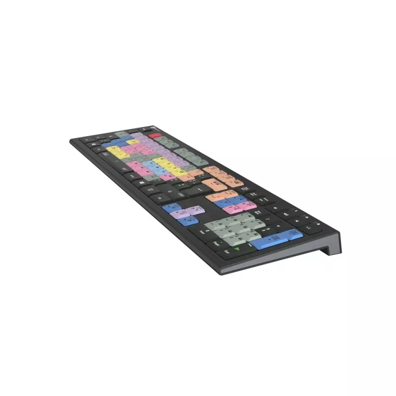 Teclado Logickeyboard LKB-EDIUS-A2PC-FR universal USB AZERTY francês preto