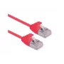 ROLINE DataCenter - cabo de rede - RJ-45 (macho) para RJ-45 (macho) - 5 m - U/FTP - CAT 6a - isento de halogéneos, moldado, proteção da patilha, condutor multifilar - vermelho, Pantone 199C (21.15.3317)