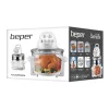 Vaporizador elétrico Beper BF.640 2 andares, temporizador ajustável, vaporizador de mesa