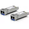 Transceptor de fibra ótica SFP+ Ubiquiti UACC-OM-SM-10G-D-2 10 Gbps 1310 nm LC Single-Mode 10 km (pack de 2)