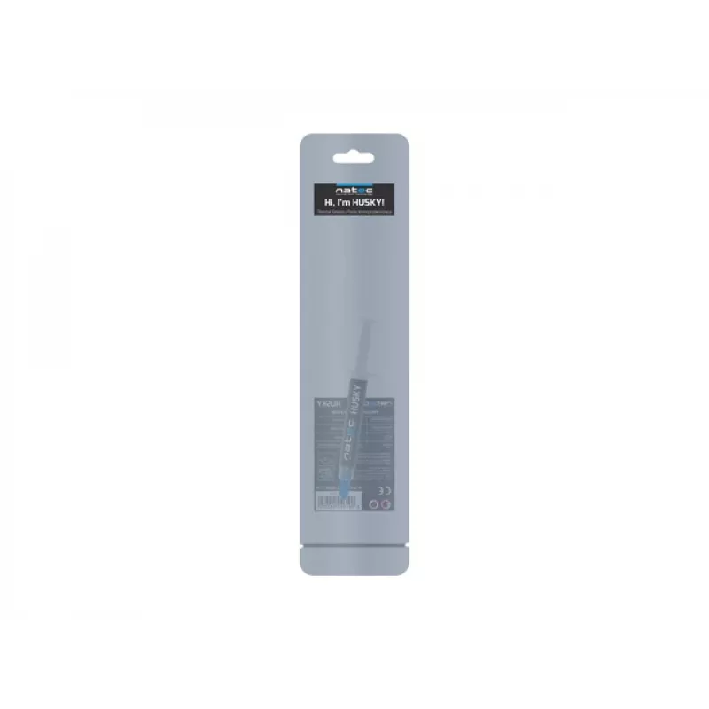 Pasta térmica NATEC Husky NPT-1324, condutividade térmica 4,63 W/m·K, volume 2 ml, densidade 2,5 g/cm³