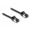Cabo de rede DeLOCK cabo RJ45 macho para macho Cat.8.1 0,25 m preto
