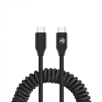 Cabo USB-C Tellur TLL155751 PD 60W 1,8 m preto