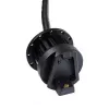 Adaptador de troca rápida Asetek SimSports 40-035-0035028 preto — adaptador de volante de troca rápida para configurações de Sim-Racing