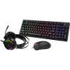 Conjunto gaming Yenkee YGS 03 ECLIPSE 3-em-1 (teclado, rato, headset)