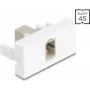 Módulo de patch panel DELOCK 90900 bege Simplex conector fêmea SC