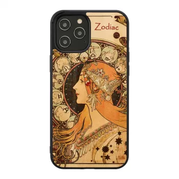 Capa para telemóvel man and wood para iPhone 12 Pro Max — zodiac preto