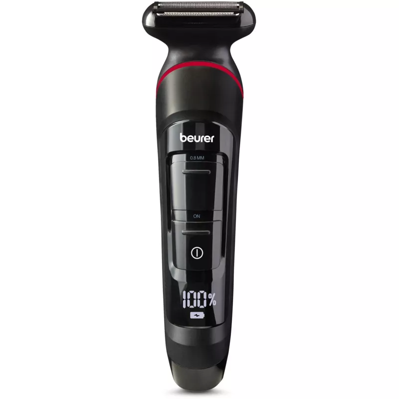 Máquina de cortar cabelo Beurer MN9X preto recarregável com comprimento de corte regulável