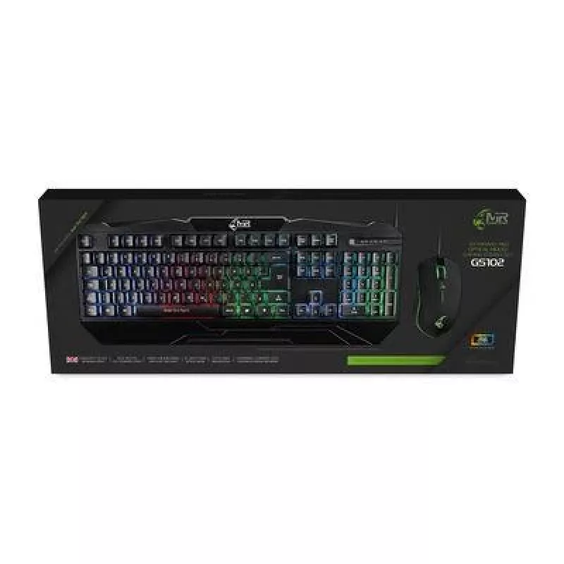 Conjunto gaming MediaRange MRGS102-UK — teclado 104 teclas e rato gaming 6 botões