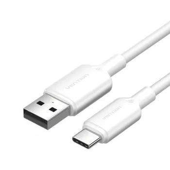 Cabo USB-C para USB 2.0/1M branco Ctqwf Vention