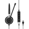 EPOS IMPACT SC 660 USB ML Headset com fios, arco de cabeça, telefonia/música, USB Type-A, preto, prateado