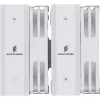 Dissipador de CPU Silentware Titan RGB White, dissipador de ar de torre dupla, 265 W TDP, 2× ventoinhas PWM ARGB de 120 mm