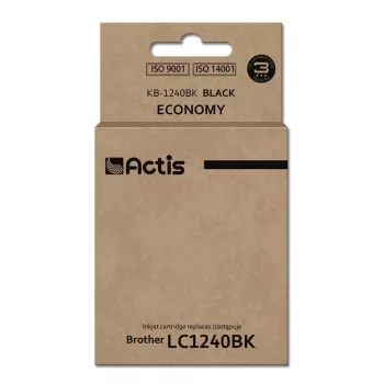 Tinta Actis KB-1240Bk (substituto do Brother LC1240BK/LC1220BK; Standard; 19 ml; 600 páginas, preto)