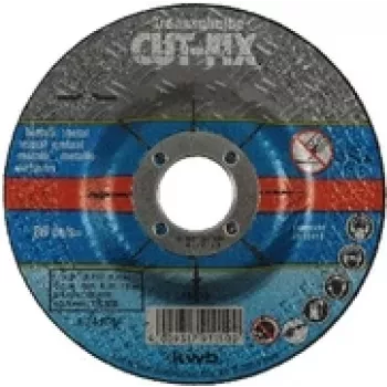 Disco de corte kwb 791750 centro plano para metal chapa