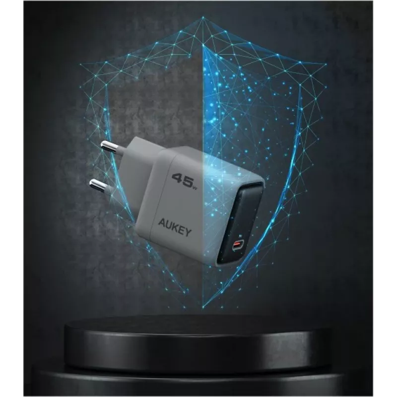 Carregador de parede Comet 1xUSB-C PD 45W PA-C2