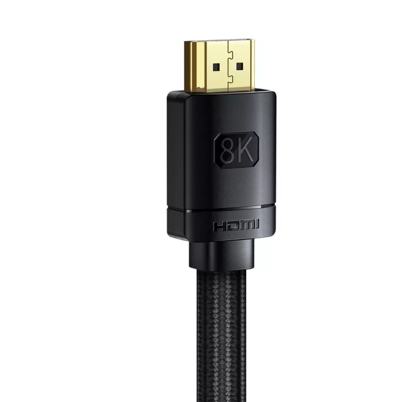 Cabo HDMI Baseus High Definition Series 2.1, 8K 60Hz, 3D, HDR, 48Gbps, 2 m (preto)