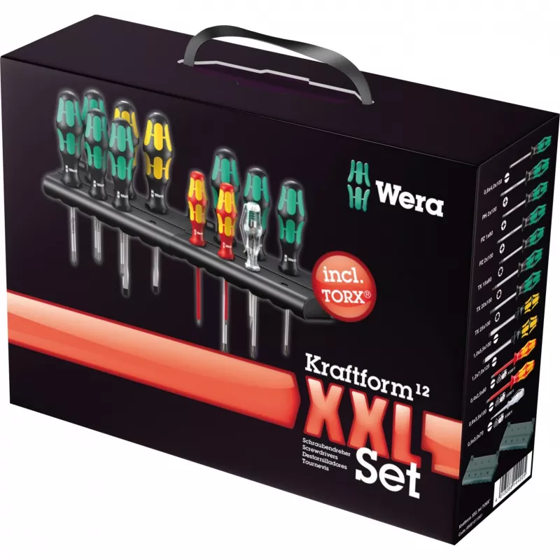 Wera Kraftform XXL 2 Set chaves de fendas dinamométricas