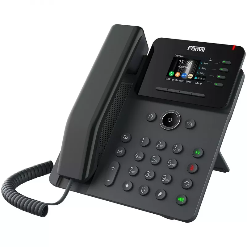 Telefone IP Fanvil V61G preto