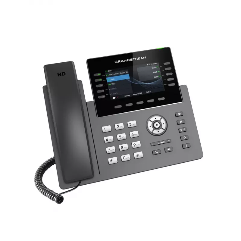 Telefone IP Grandstream Networks GRP2615 preto cinzento