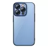 Capa de proteção Baseus para iPhone 14 Pro – azul transparente com brilho