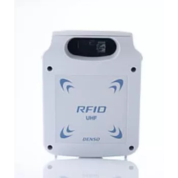 Leitor RFID Denso SP1-QUBi com Bluetooth e USB, bateria de iões de lítio de 2900 mAh integrada, branco