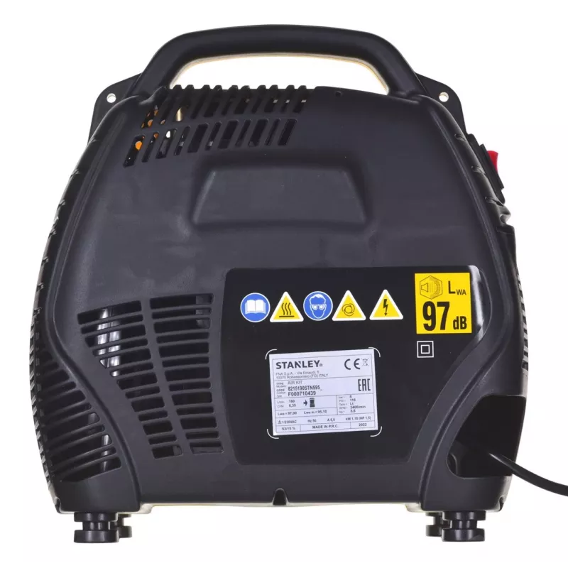 Compressor sem óleo AIR KIT OL 1,1KW 8 BAR STANLEY