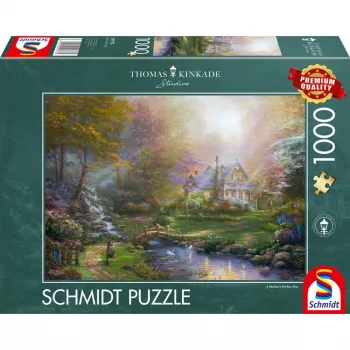 Puzzle de 1000 peças Schmidt Spiele Thomas Kinkade Studios «The Perfect Mother's Day» – 1000 peças