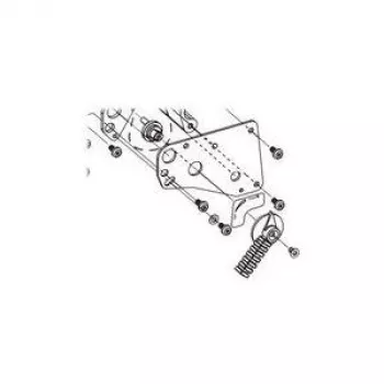 Intermec veio de manivela para impressora 501/601XP, modelo 1-040248-02