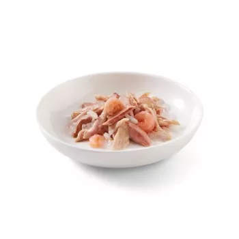 SCHESIR em geleia Atum com camarão - Alimento húmido para gatos - 85 g