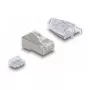 Ficha modular RJ45 DeLOCK Cat.6 com proteção do gatilho curvada e proteção anti-dobra, 50 unid.