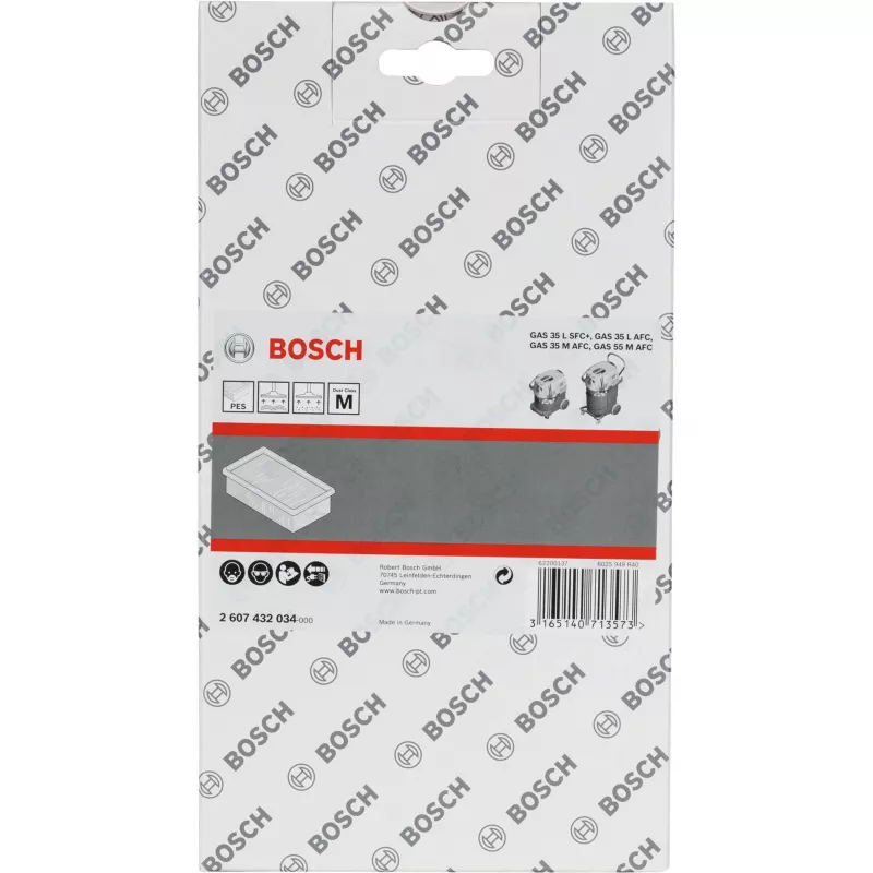 Filtro Bosch Filtro plissado 2607432034