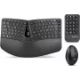 Perixx PERIDUO-606A teclado e rato com RF wireless alemão preto (PERIDUO-606A DE)