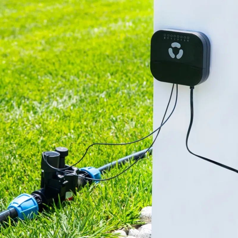 Controlador de rega Shelly FrankEver FK-06X com conectividade Wi‑Fi para rega automática de jardim