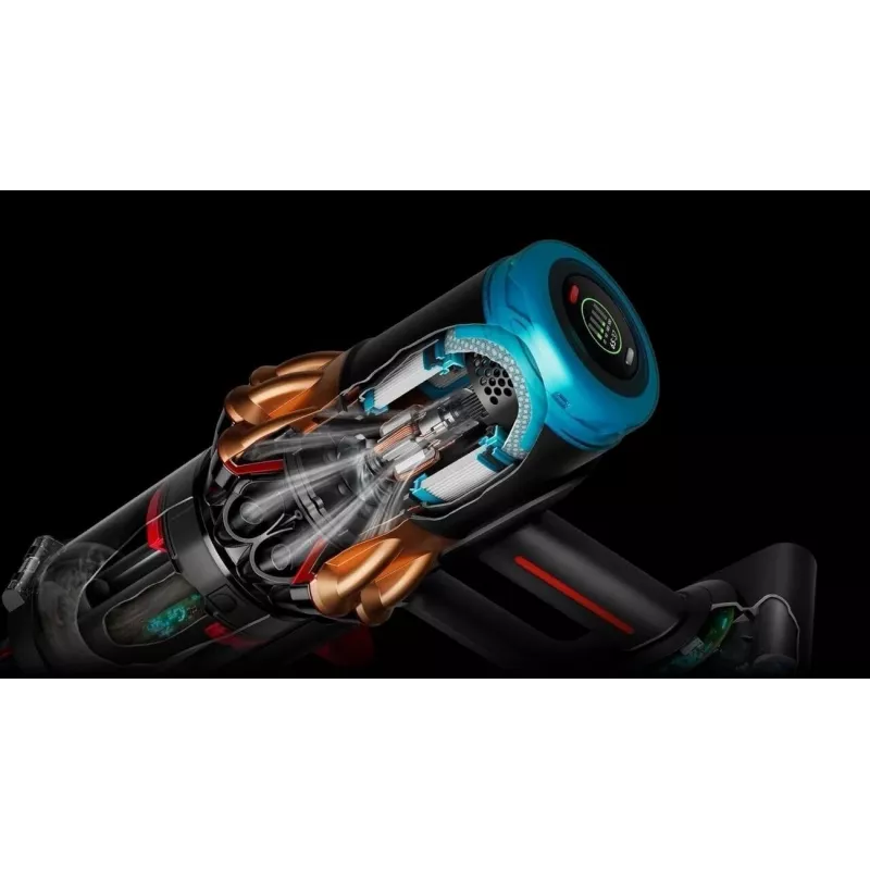 Aspirador com bateria de água e pó Dyson V16 Piston Animal Submarine (492969-01), preto mate/cobre