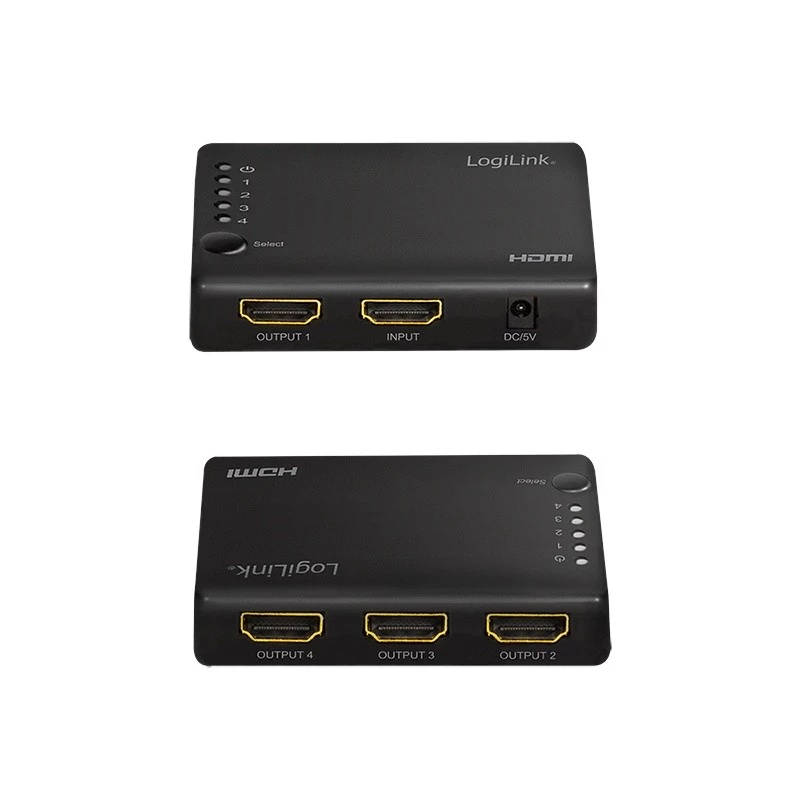 Splitter HDMI 1x4 portas, 4K/30Hz