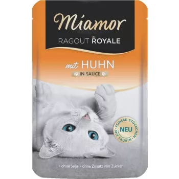 MIAMOR Ragout Royale frango em molho - comida húmida para gatos - 100 g