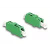 Acoplador de fibra ótica LC simplex fêmea para LC simplex fêmea APC verde DeLOCK 87984