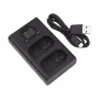 Carregador PANASONIC DMW-BLK22, duplo