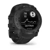 Garmin Instinct 3 Solar Tactical Edition 50 mm relógio inteligente, preto, bracelete de silicone