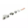 Módulo Keystone RJ45 DELOCK 90374 Cat.6A 90° sem ferramentas