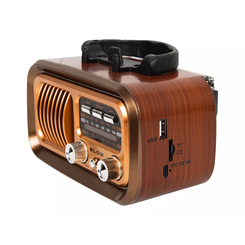 Rádio AM/FM analógico portátil RA16 Solar