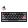 Teclado sem fios V4 RGB/CARBON preto V4-B3 Keychron